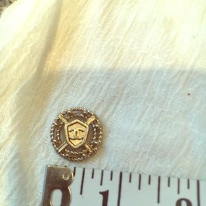 Chanel gold brass button